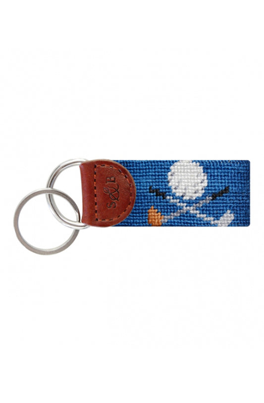 GOLF CLUBS KEY FOB - BLUEBERRY