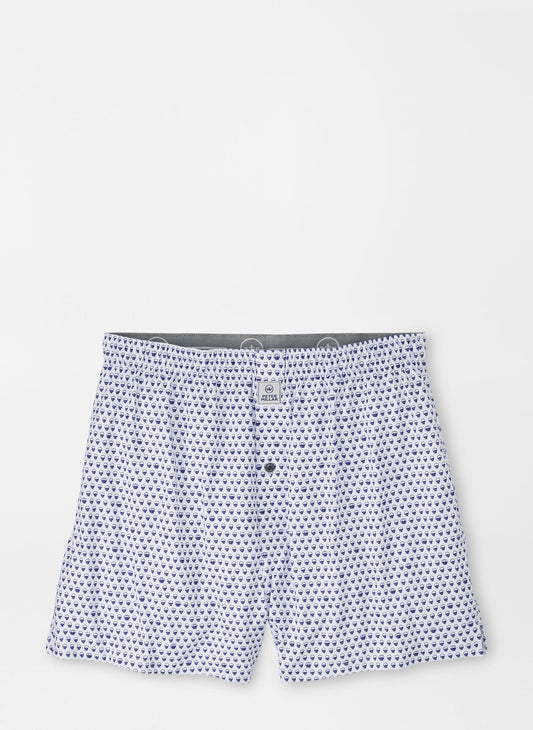 SEEING DOUBLE PERFORMANCE BOXER SHORT - WHITE