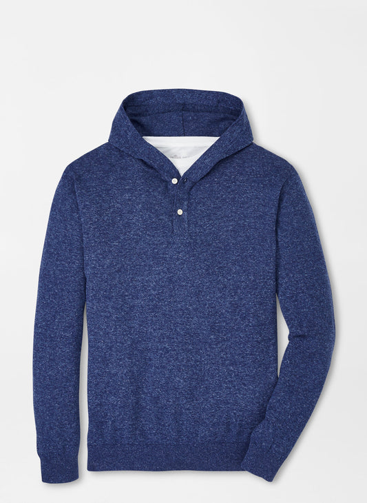 RYLES HENLEY HOODIE - ATLANTIC BLUE