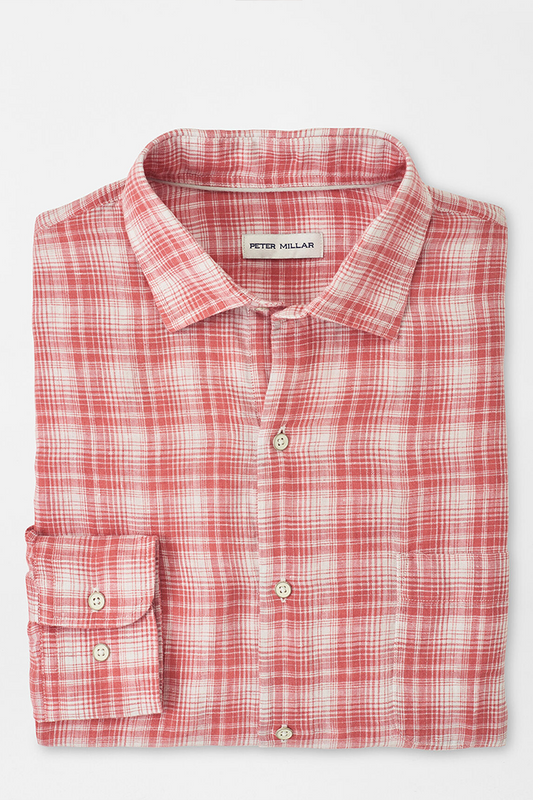 SUNCREST LINEN SHIRT - LYCHEE