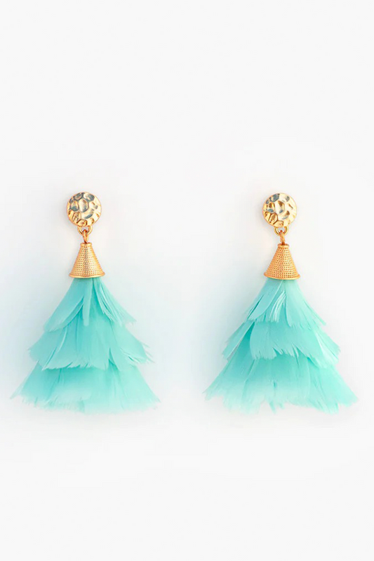 SIP PETITE FEATHER EARRINGS