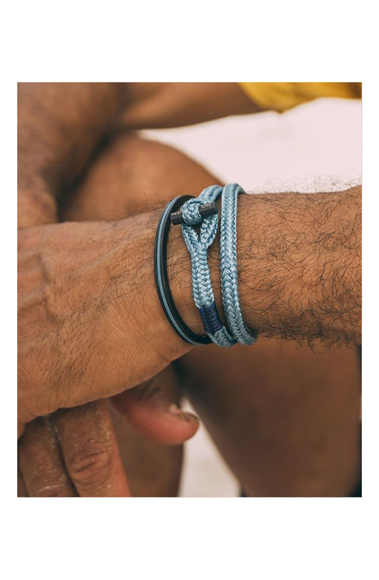 TINY TINY BRACELET - SKY BLUE-BLACK