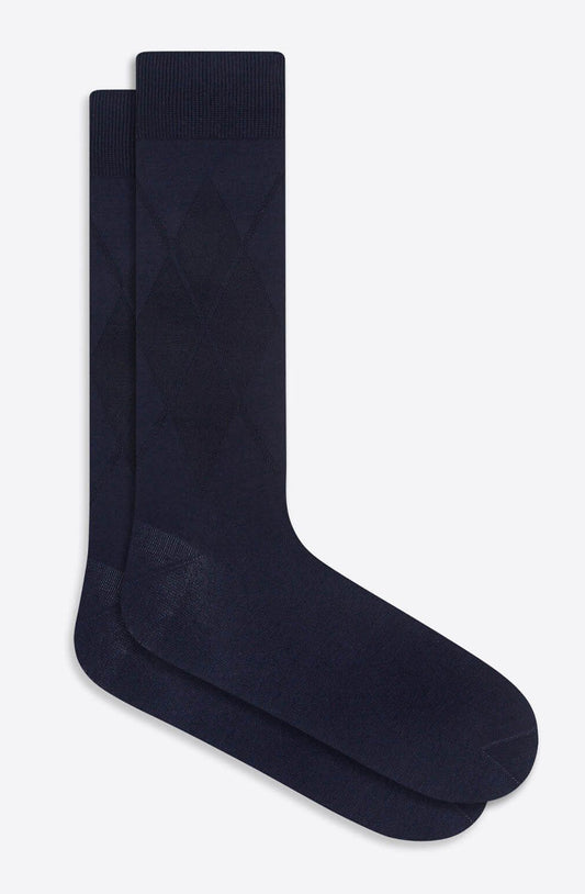 TONE ON TONE SOCKS - MIDNIGHT